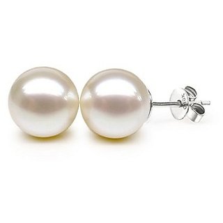 Earring 100 Original Silver Pearl by  Ceylonmine