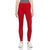 Lyra Women's Red Cotton Blend Leggings