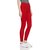 Lyra Women's Red Cotton Blend Leggings