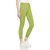 Lyra Women's Green Cotton Blend Leggings