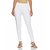 Lyra Women's White Cotton Blend Leggings