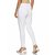 Lyra Women's White Cotton Blend Leggings