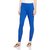 Lyra Women's Blue Cotton Blend Leggings