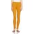 Lyra Women's Mustard Cotton Blend Leggings