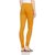 Lyra Women's Mustard Cotton Blend Leggings