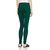 Lyra Women's Green Cotton Blend Leggings