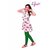 Lyra Women's Green Cotton Blend Leggings