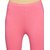 Lyra Women's Pink Cotton Blend Leggings