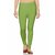 Lyra Women's Green Cotton Blend Leggings