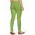 Lyra Women's Green Cotton Blend Leggings