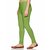 Lyra Women's Green Cotton Blend Leggings