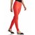 Lyra Women's Orange Cotton Blend Leggings