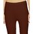 Lyra Women's Brown Cotton Blend Leggings