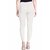 Lyra Women's White Cotton Blend Leggings