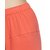 Lyra Women's Orange Cotton Blend Leggings