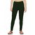 Lyra Women's Green Cotton Blend Leggings