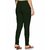 Lyra Women's Green Cotton Blend Leggings