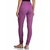 Lyra Women's Purple Cotton Blend Leggings