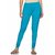 Lyra Women's Green Cotton Blend Leggings