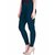 Lyra Women's Blue Cotton Blend Leggings