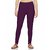 Lyra Women's Purple Cotton Blend Leggings
