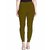 Lyra Women's Green Cotton Blend Leggings