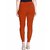 Lyra Women's Orange Cotton Blend Leggings