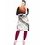 Lyra Women's Maroon Cotton Blend Leggings