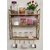 onlinecraft iron wall shelf (2772) copper