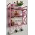onlinecraft iron wall shelf (2776) pink