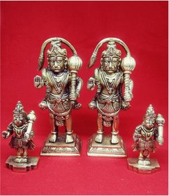 Ashtadhatu Super Fine Quality Of Big And Small Hanuman Murti  For Lovers Of Hanuman Ji