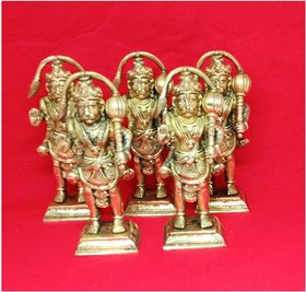 Five Combo Set Of Ashtadhatu Super Fine Quality Of Hanuman Murti For Lovers Of Hanuman Ji