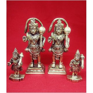 Ashtadhatu Super Fine Quality Of Big And Small Hanuman Murti  For Lovers Of Hanuman Ji