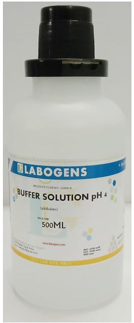Buy LABOGENS BUFFER SOLUTION pH 4 (phthalate) 500ML Online - Get 24% Off