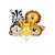Jungle Theme Aluminium foil Animal Balloons for birthday, theme Party 24 Inch (1, Assorted)