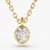 pure American Diamond Gold Plated Pendant by Jaipur Gemstone