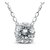 Natural Silver American Diamond Pendant for Women by Jaipur Gemstone