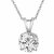 natural American Diamond  pure Silver Pendant for Women by Jaipur Gemstone