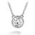 Natural American Diamond  silver Pendant for women by Jaipur Gemstone