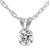 American Diamond Silver Pendant for Women by Jaipur Gemstone