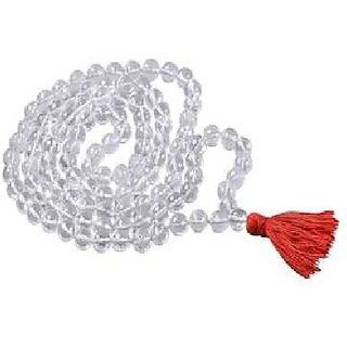 Jaipur Gemstone -  Stone Sphatik Beaded String  Mala for Unisex
