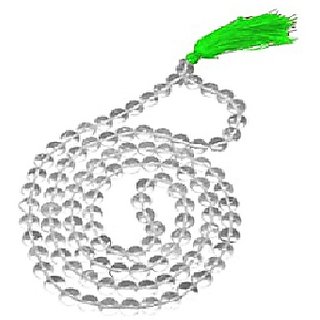 Designer Sphatik Stone Beads Single Line Mala For Women Menby Jaipur Gemst