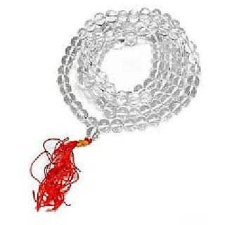 Stone Beautiful Sphatik Mala for Women  Men by Jaipur Gemstone