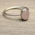 5 ratti silver  rose quartz  Ring for unisex by JAIPUR GEMSTONE