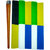 Kalindri Sports Set of Wooden Grip Cone and 5 Cricket bat Grips Dotted Design