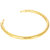 KESAR ZEMS Gold Plated Cuff Bracelet -A  For Unisex (Size2.8 Inche) Golden.