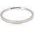 KESAR ZEMS White Stainless Steel Kada Bracelet for Men -B (Size2.5 Inch)
