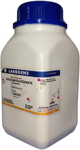 Buy labogens CALCIUM GLUCONATE (monohydrate) 100gm Online - Get 12% Off