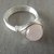 8.5 RATTI Silver ring rose quartz Ring for unisex by RATAN BAZAAR