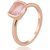 rose quartz Ring 8.5 ratti Stone Gold plated for Men and Women by RATAN BAZAAR